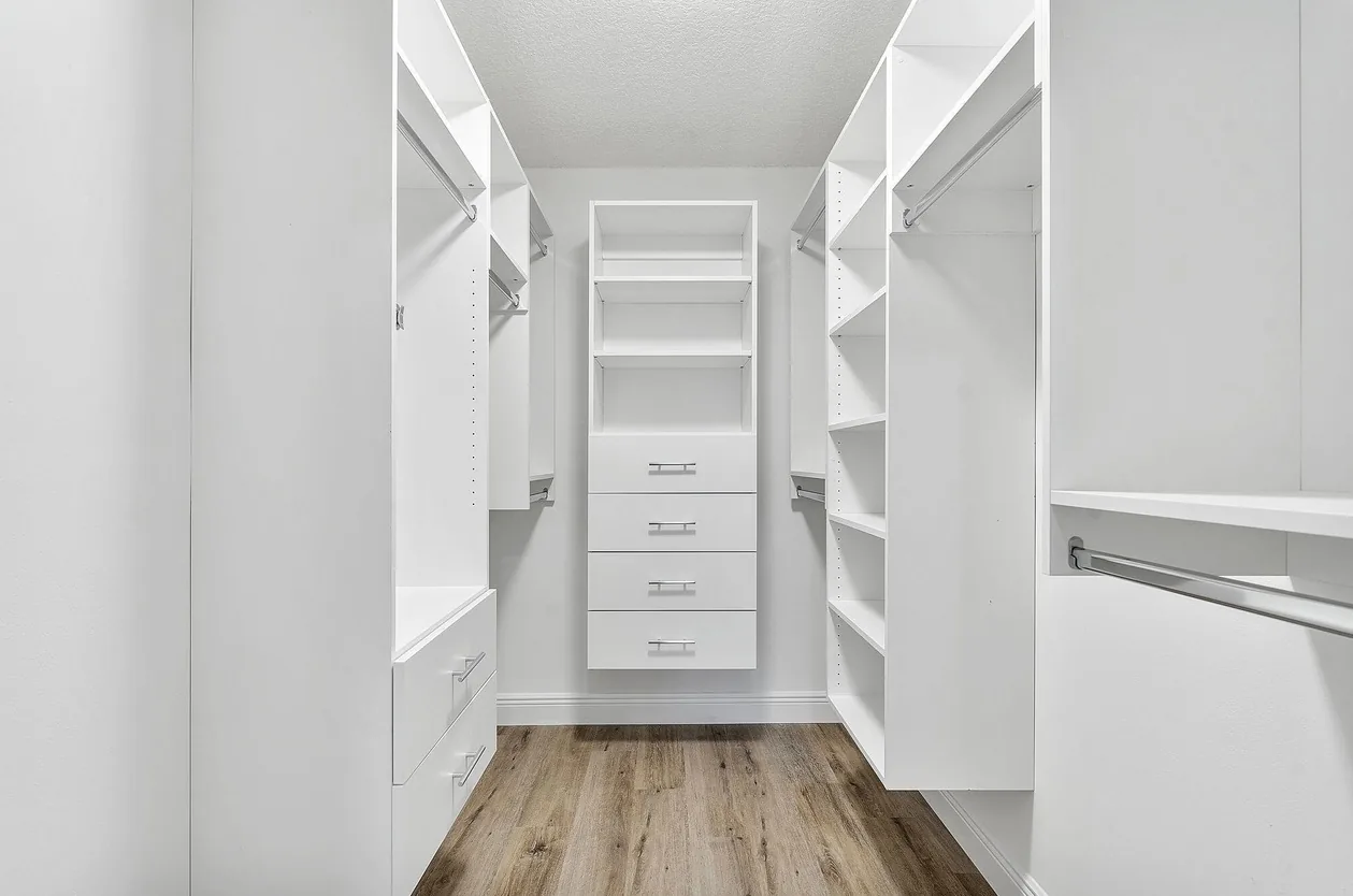 Custom walk-in closet
